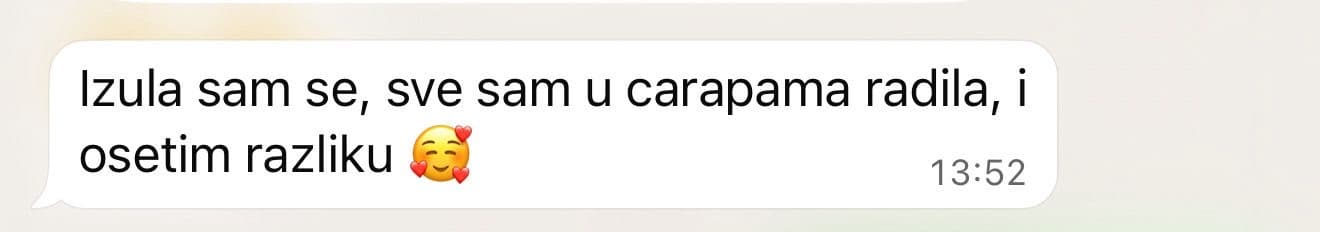 Poruka od zadovoljne klijentice